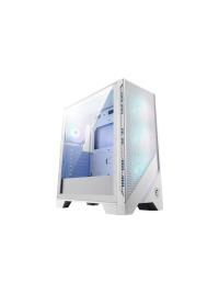 MSI MAG FORGE 320R AIRFLOW BEYAZ USB3.2 12CM ARGB FAN ATX SIYAH KASA PSU YOK